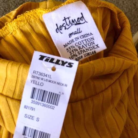 Cute little mock turtleneck tops is lots of colors - Picture 4 of 9